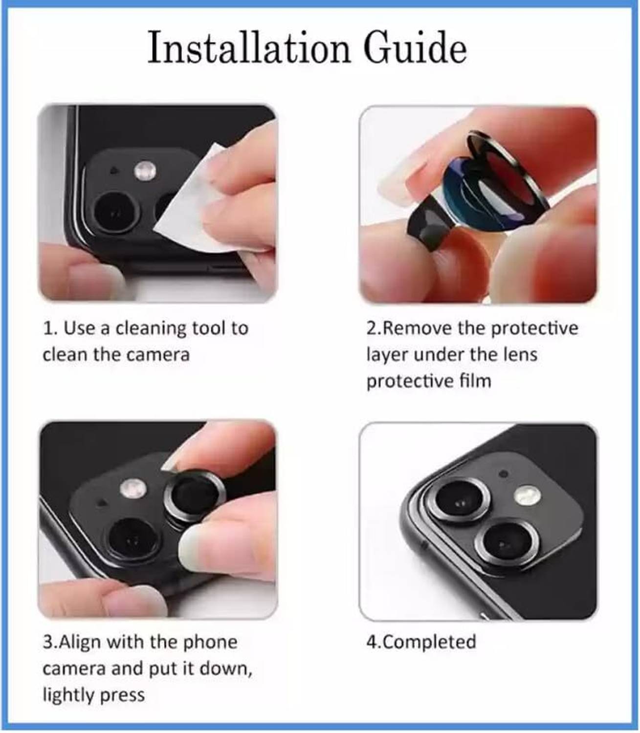 KHR Back Camera Lens Guard for Redmi 14C 5G - Image 3