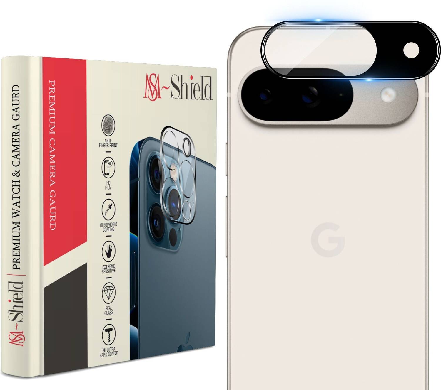 MS-Shield Camera Lens Protector for Google Pixel 9 (Pack of 1)