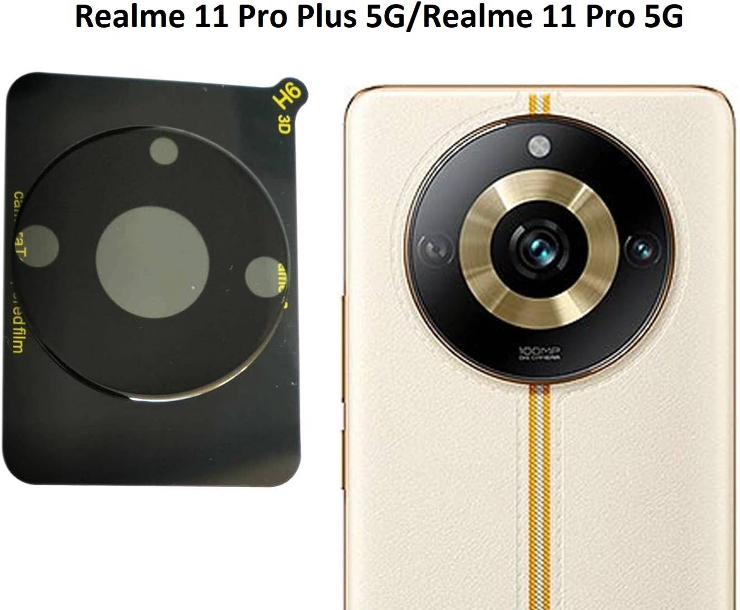 Bodoma Camera Lens Protector for Realme 11 Pro Plus, Realme 11 Pro Plus 5G, Realme 11 Pro 5G, Realme 11 Pro