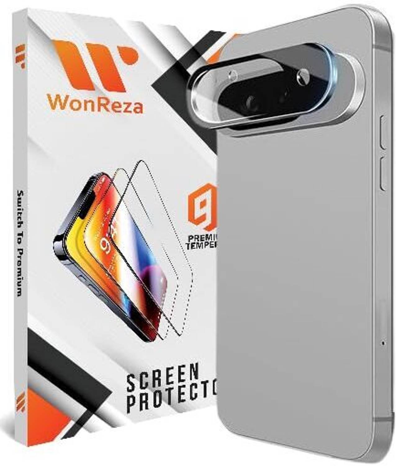 WonReza Camera Lens Protector for Pixel 9 5G Camera Lens (Pack of