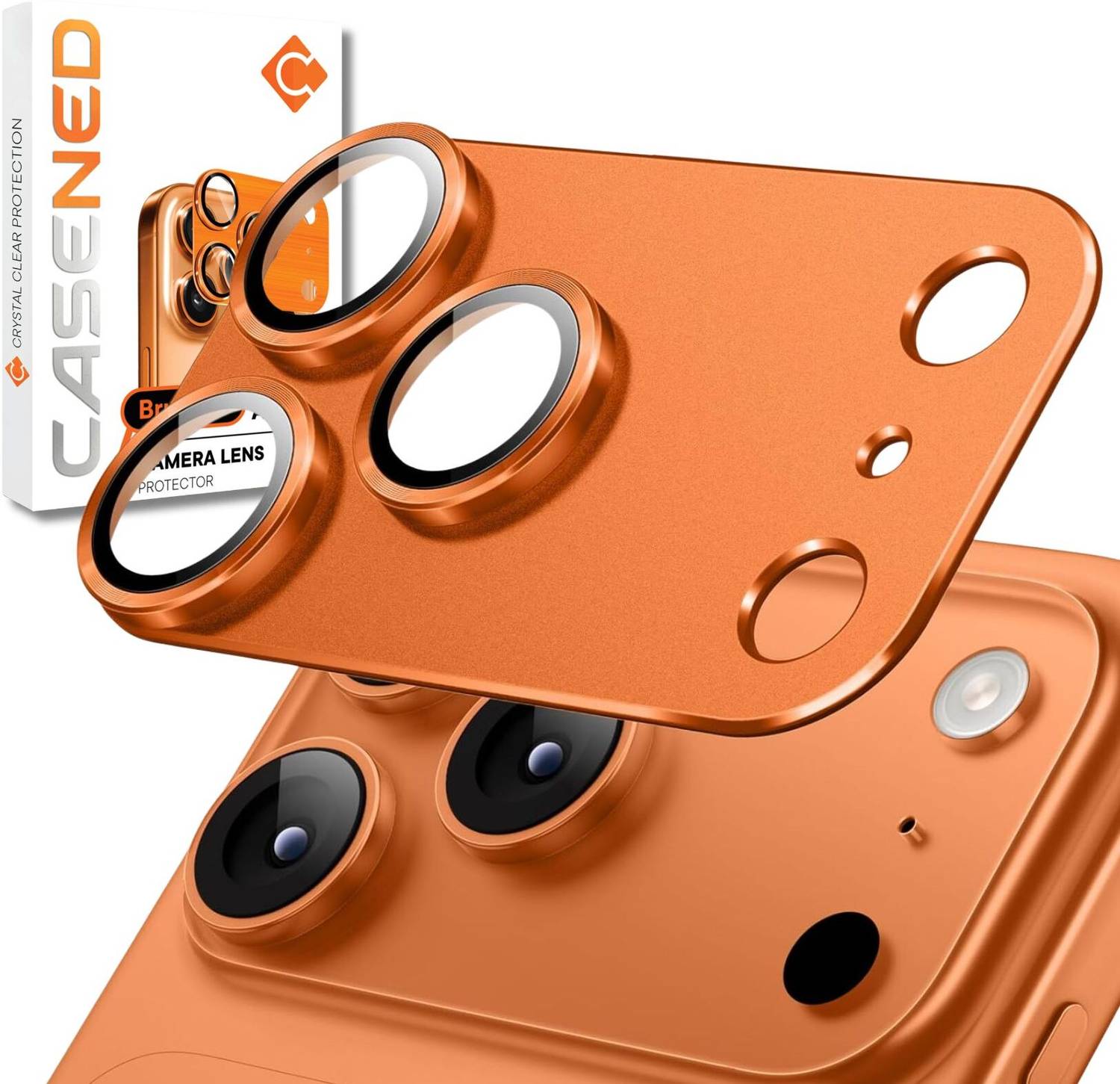 CASENED Back Camera Lens Guard for iPhone 17 Pro - Image 1