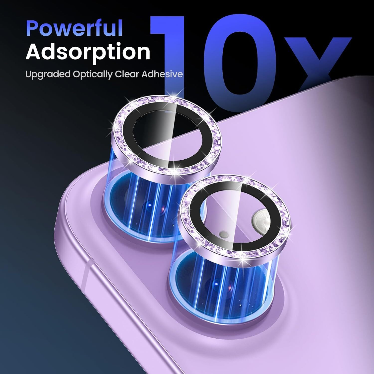 Image of CASENED Back Camera Lens Ring Guard Protector for Apple iPhone 17