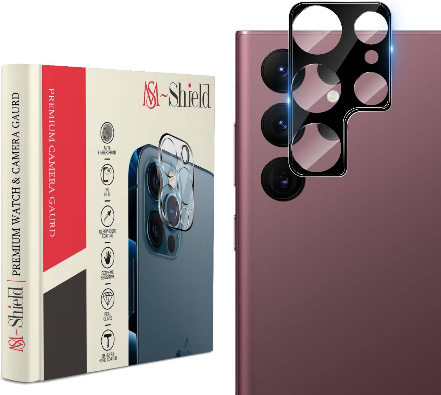 MS-Shield Camera Lens Protector for Samsung Galaxy S22 Ultra 5G (