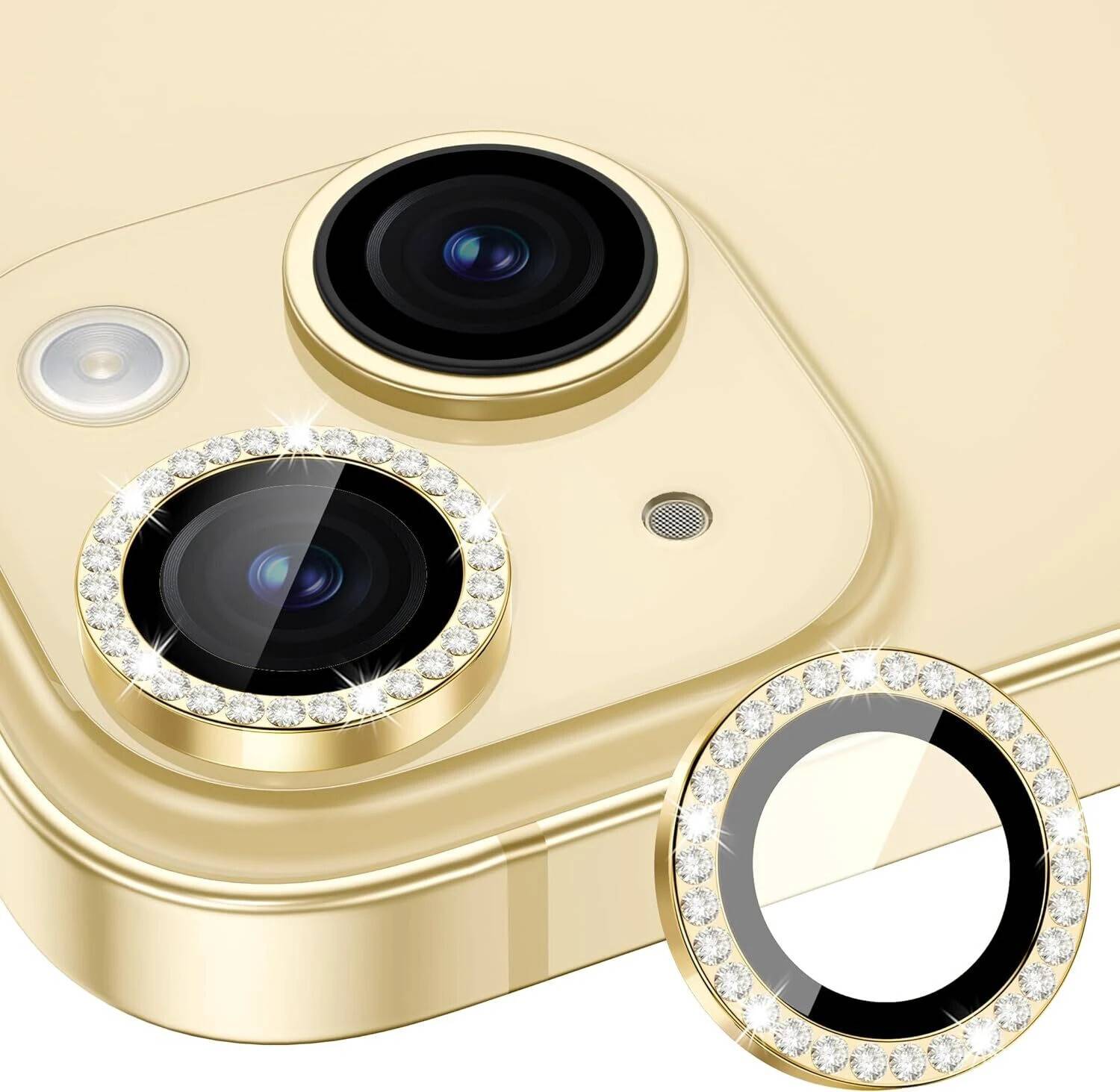 prozzile Camera Lens Protector for Iphone 15, Iphone 15 Plus, Pre