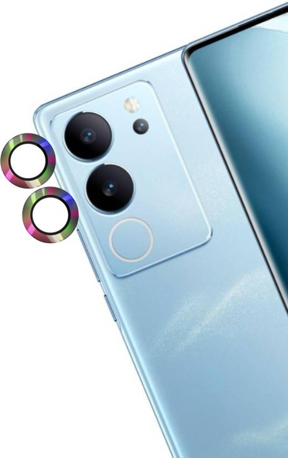 A3sprime Camera Lens Protector for vivo V29 Pro 5G, |Edge to Edge Full Coverage 9H Hardness Tempered Glass with Ring Guard Camera Lens Protector|