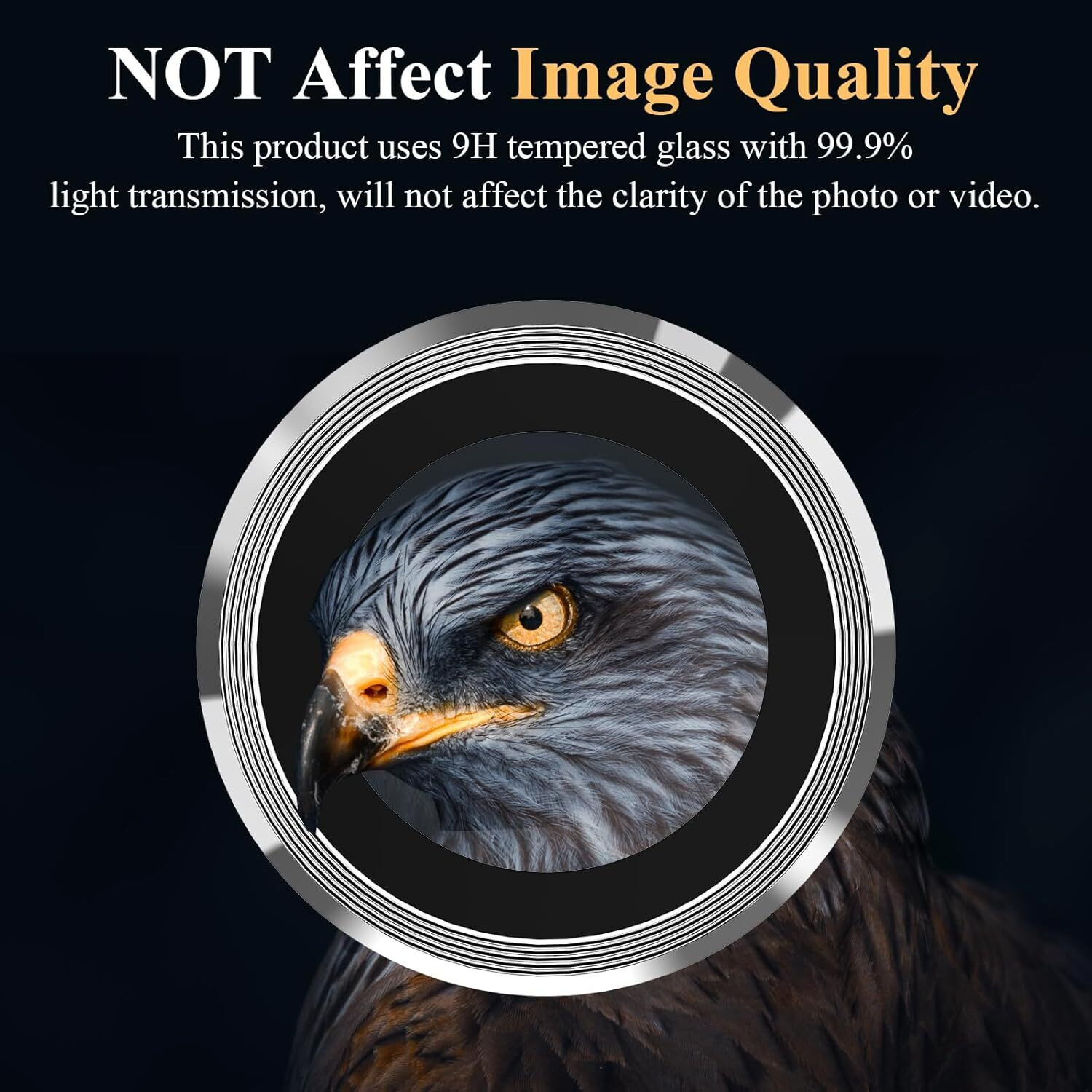 Image of SCRENZO Camera Lens Protector for Samsung Galaxy S24 FE, Camera Ring For Samsung Galaxy S24 FE, [Perfect-Fit, Easy-Installation, Case-Friendly]