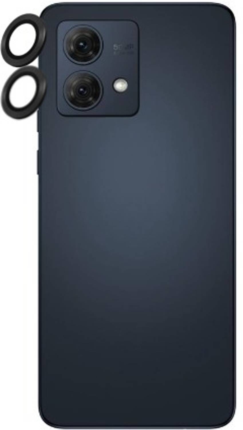 A3sprime Camera Lens Protector for MOTOROLA g84 5G, |Full Coverage 9H Surface Hardness Tempered Glass with Metal Ring Guard Camera Lens Protector|, (Color - Black)