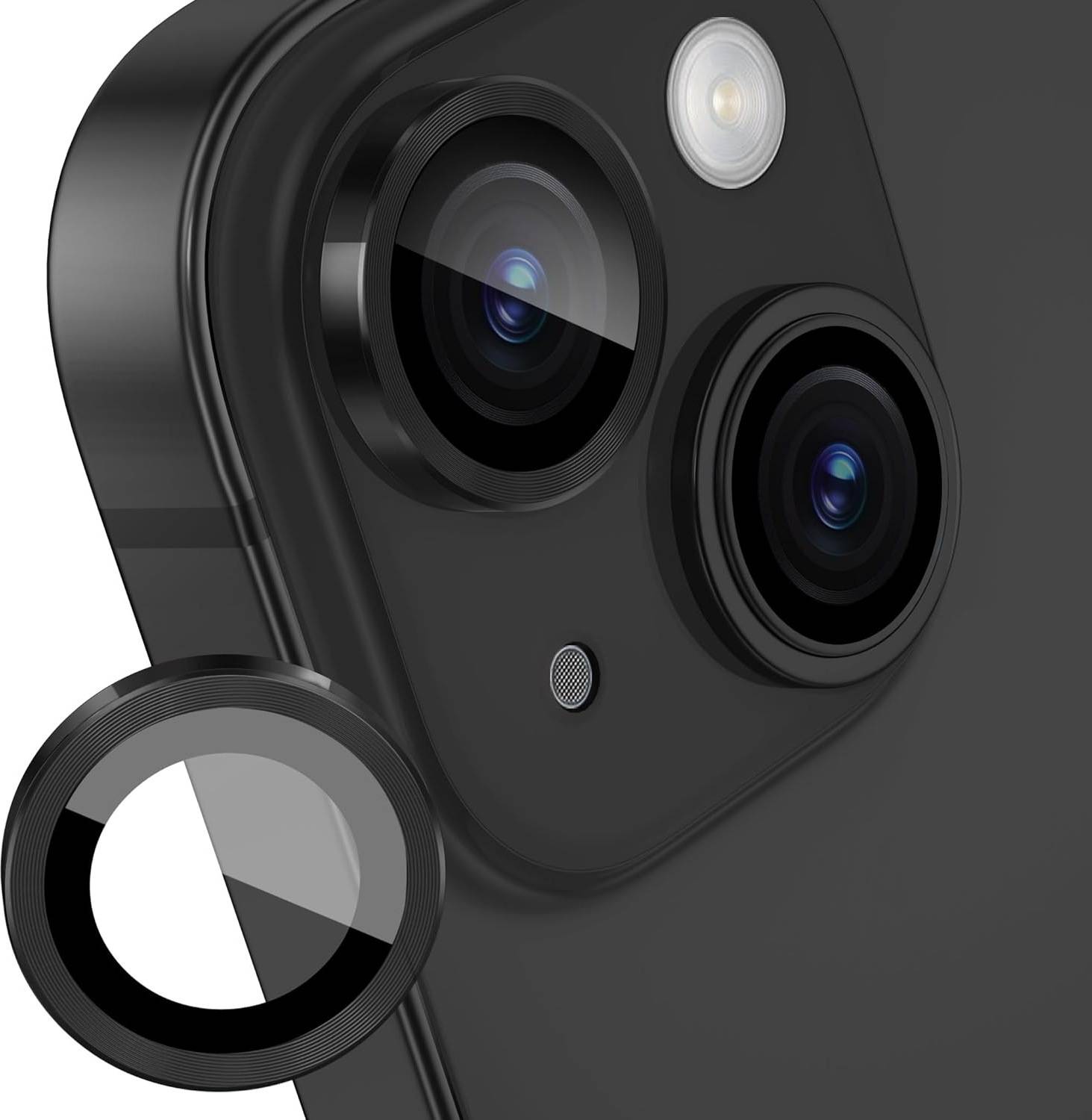CASELIA Camera Lens Protector for iPhone 15, iPhone 15 Plus (Pack