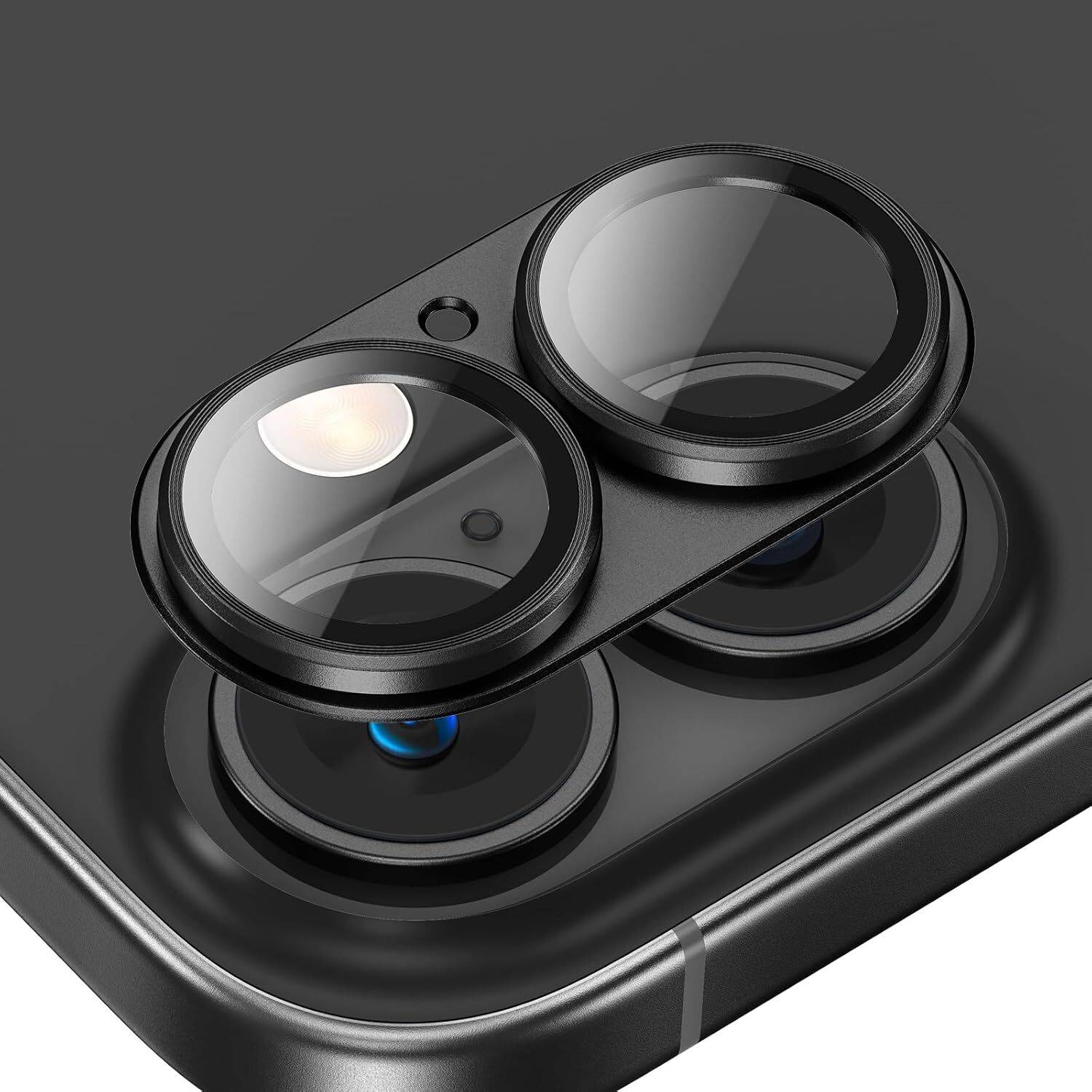 CASENED Camera Lens Protector for Apple iPhone 16, iPhone 16 Plus