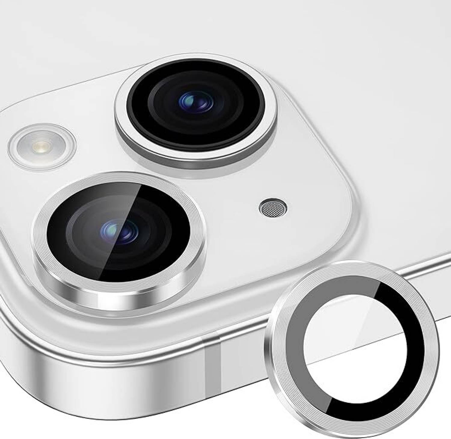 LOOTCASE Camera Lens Protector for iPhone 15 Plus,High Clarity,Sc