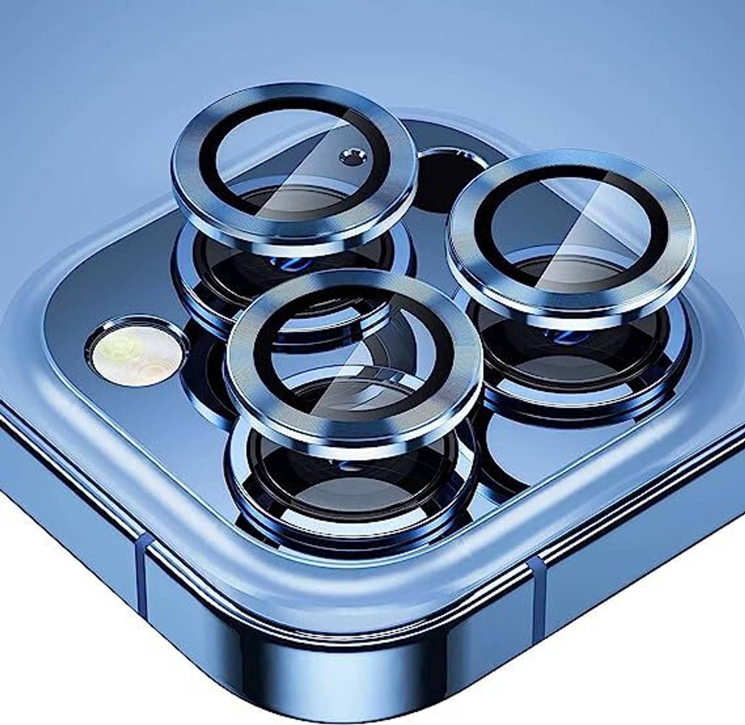 Beanny Camera Lens Protector for Apple iPhone 11 Pro Max/11 Pro Aluminium Metal Color Ring, 9H Hardness Scratch Proof