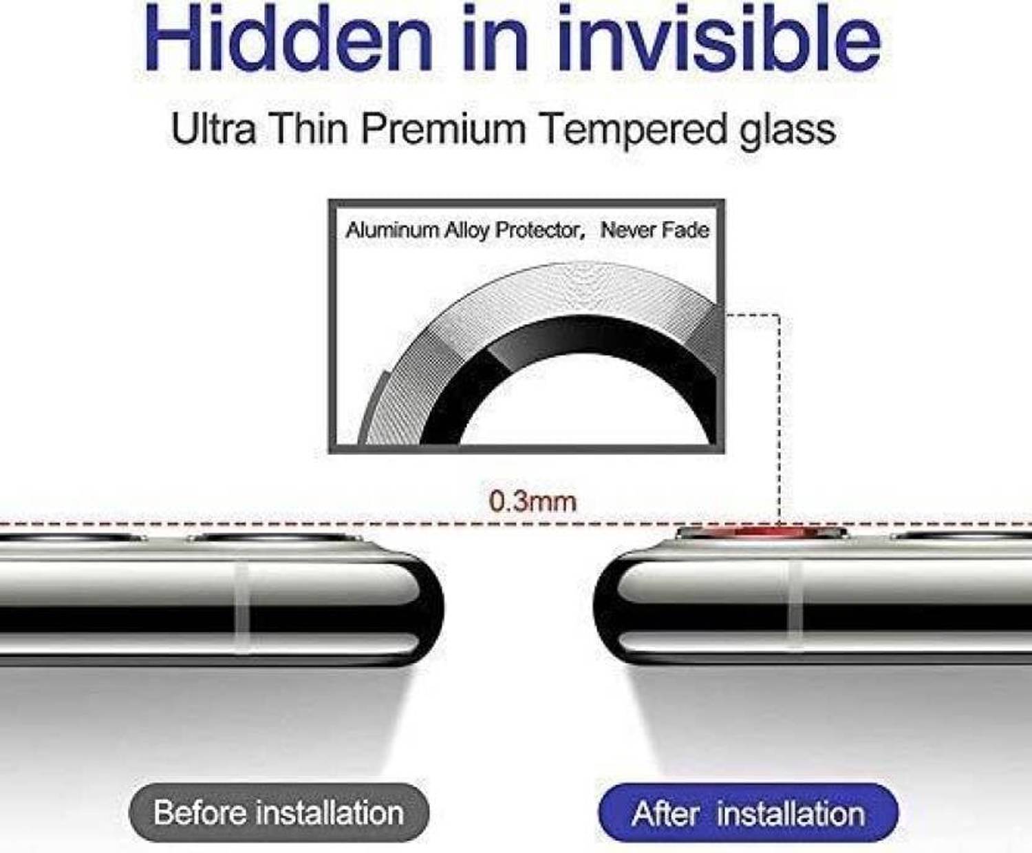 KHR Back Camera Lens Guard for Redmi 14C 5G - Image 4