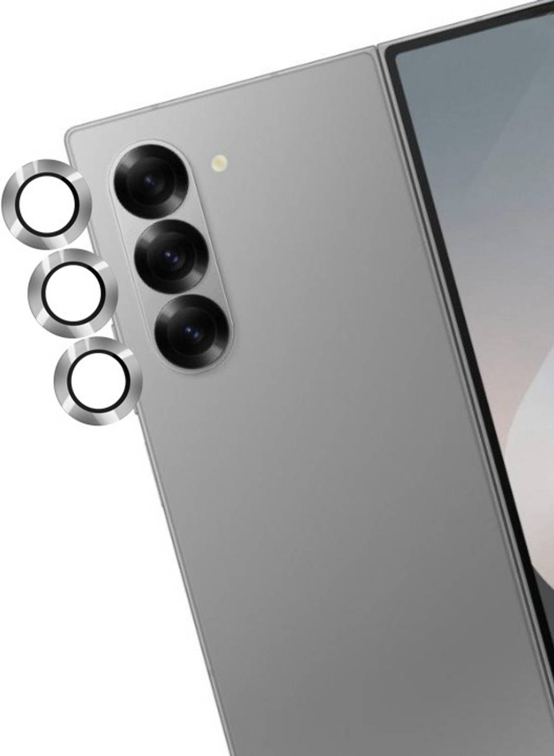 A3sprime Camera Lens Protector for SAMSUNG Galaxy Z Fold6 5G, |Edge to Edge Full Coverage 9H Hardness Tempered Glass with Ring Guard Camera Lens Protector|