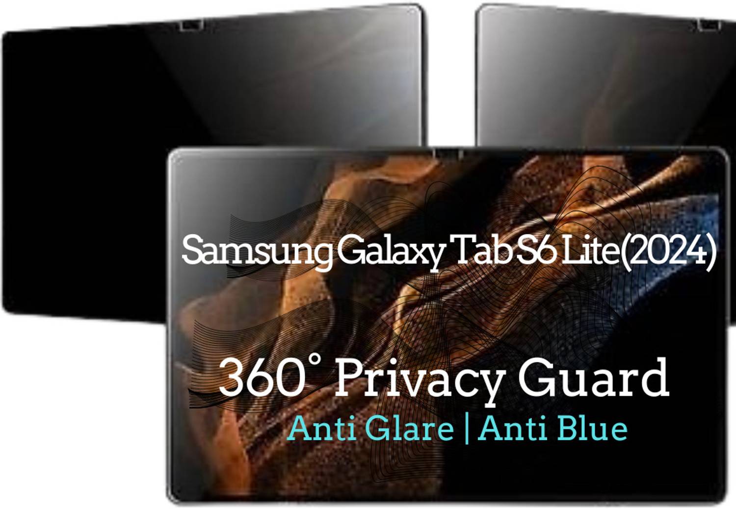 Pxin Edge To Edge Screen Guard for Privacy Screen Guard for Samsung Galaxy Tab S6 Lite(2024)