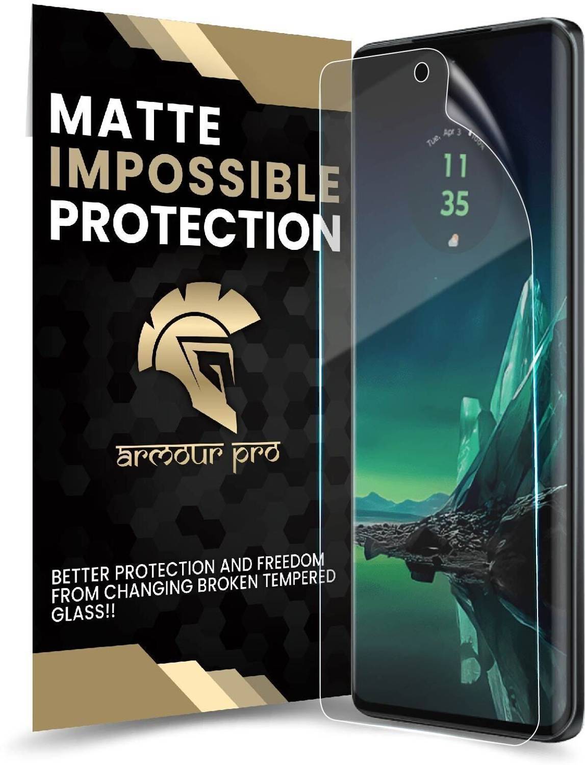 ArmourPro Edge To Edge Screen Guard for Motorola Edge 40 Neo, Mat