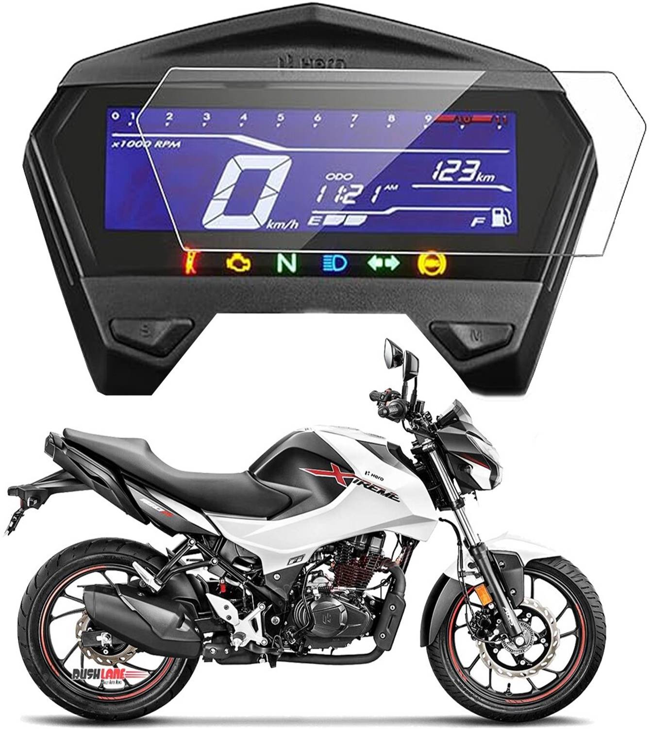 Afpin Impossible Screen Guard for HERO XTREME 160 Screen Guard Pr