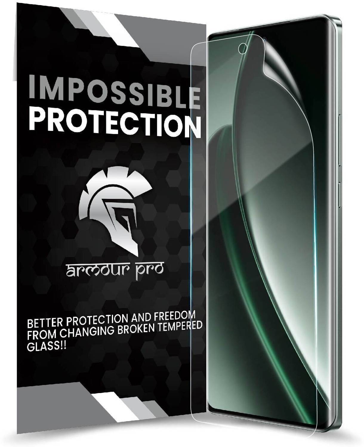 ArmourPro Edge To Edge Screen Guard for Realme GT 6 5G, Realme GT 6, GT 6 5G, Clear Unbreakable Membrane