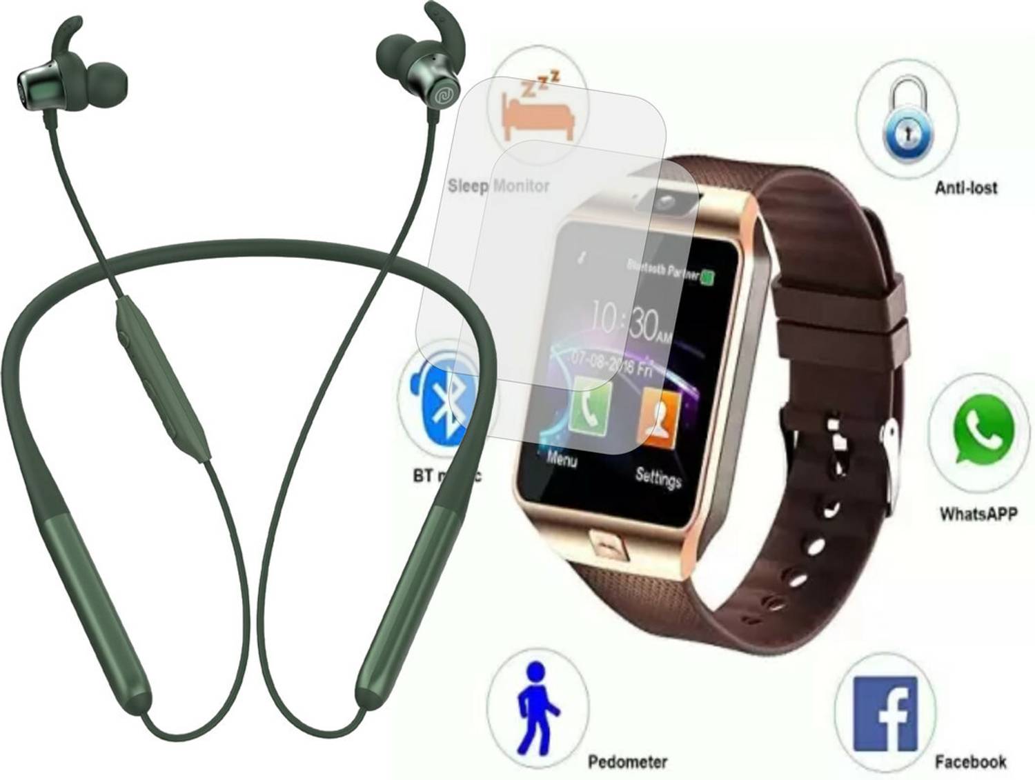 Gangtok Hub Edge To Edge Tempered Glass for Dz09 Smartwatch Scre