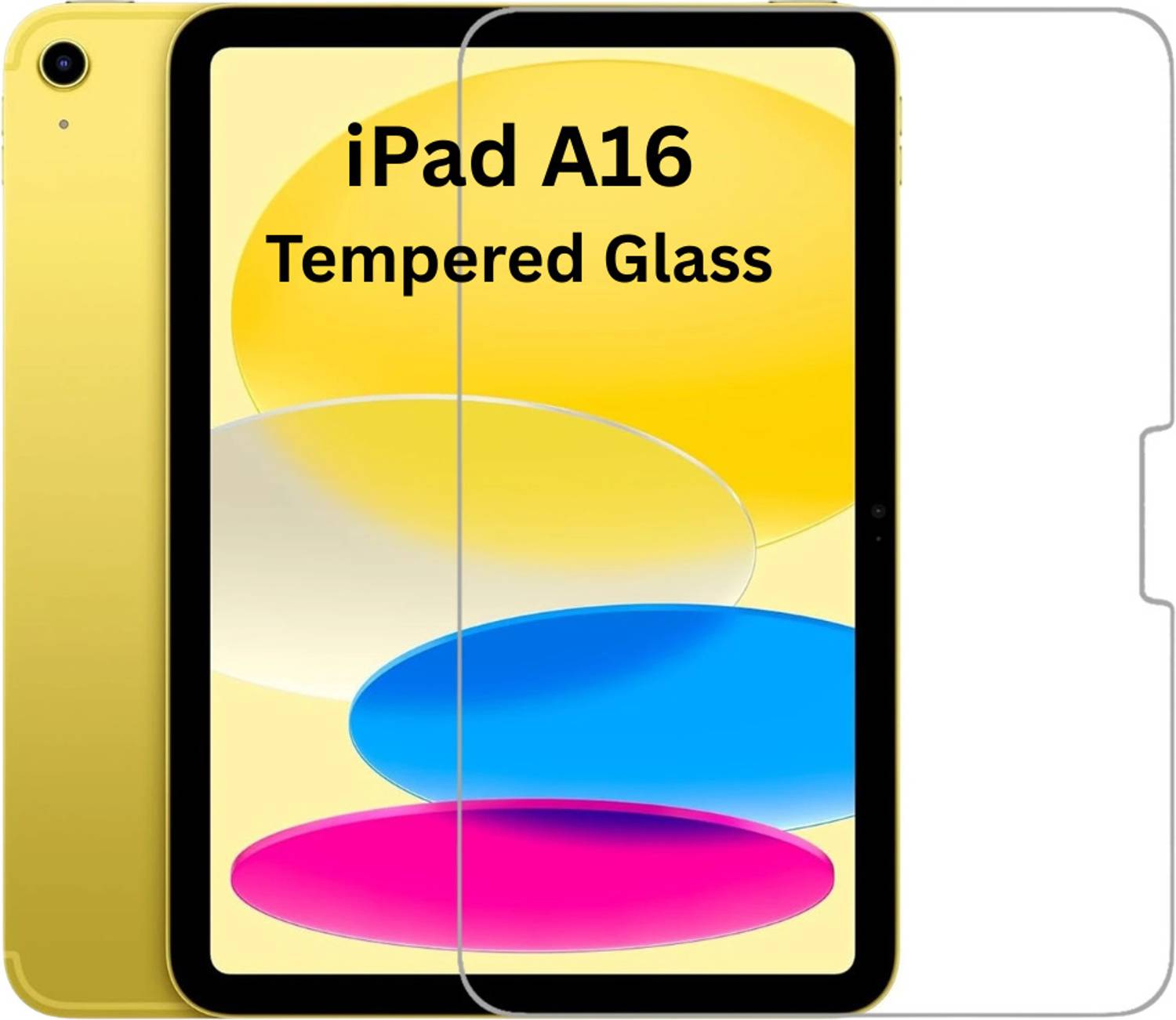 BizzBoxx Tempered Glass Guard for Apple 2025 iPad (A16) 11.0 inch Tab A16 Tablet Screen Glass