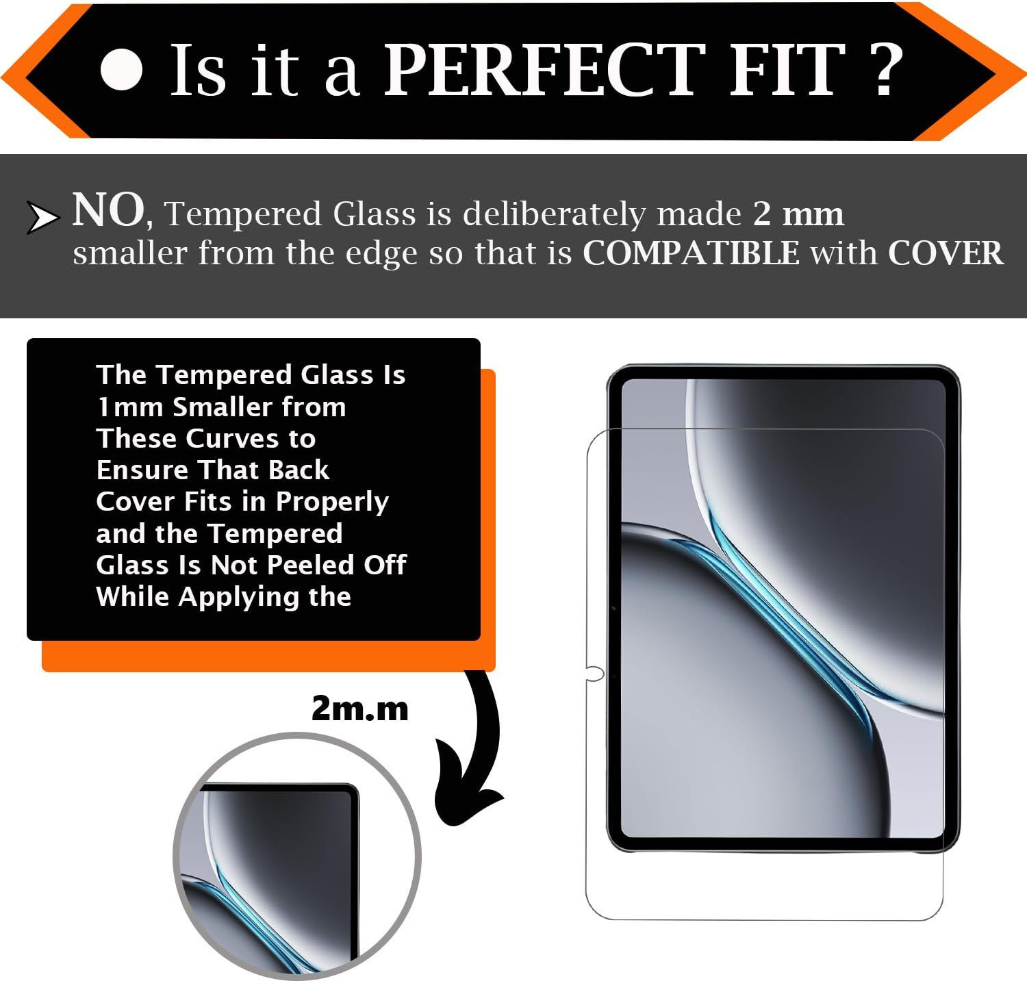 Image of Flipkart SmartBuy Tempered Glass Guard for OnePlus Pad 2 12.1 inch Tablet