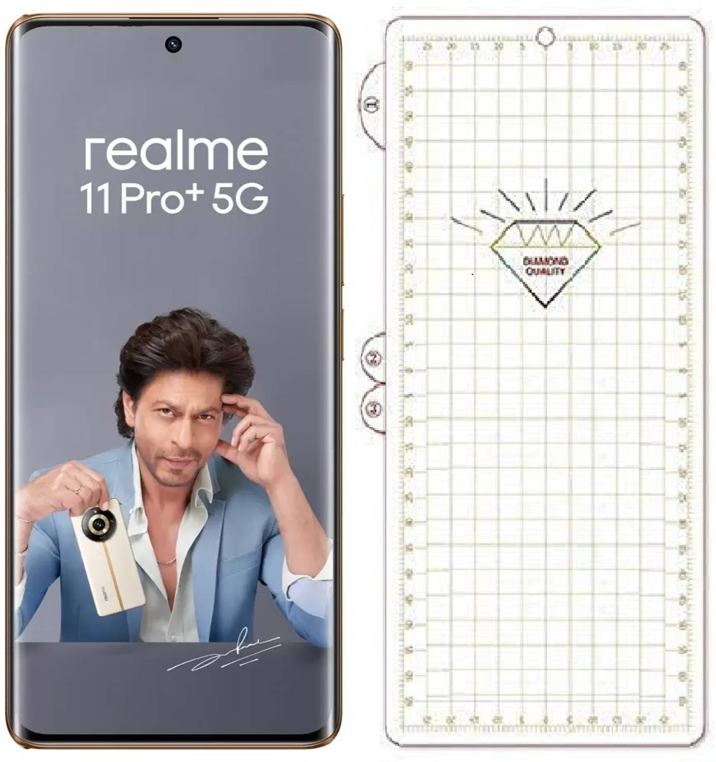 ankSONline Edge To Edge Screen Guard for Realme 11 Pro, Unbreaka