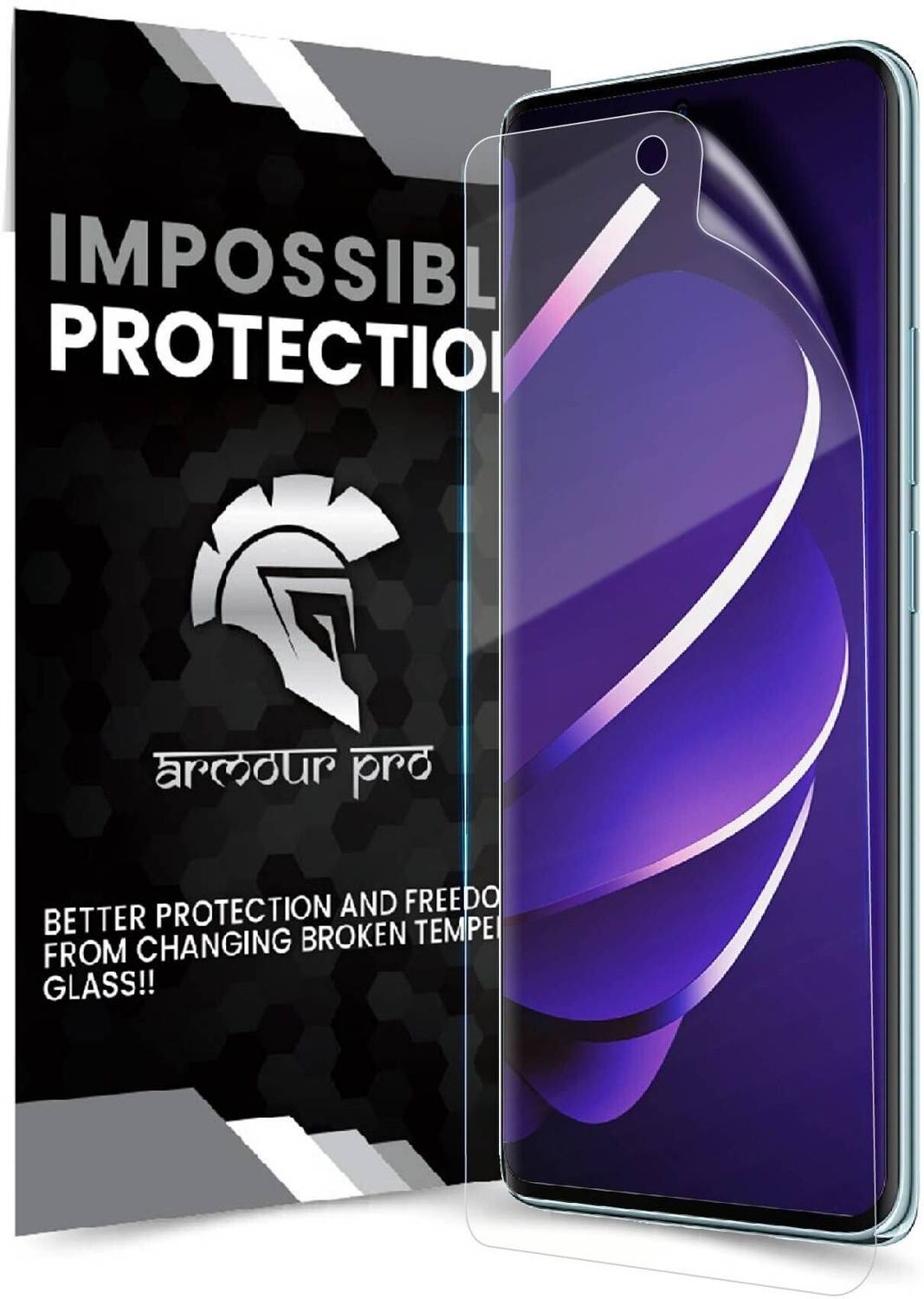 ArmourPro Edge To Edge Screen Guard for REDMI Note 14 Pro+ 5G, Redmi Note 14 Pro 5G, Redmi Note 14 Pro, Clear Unbreakable Membrane