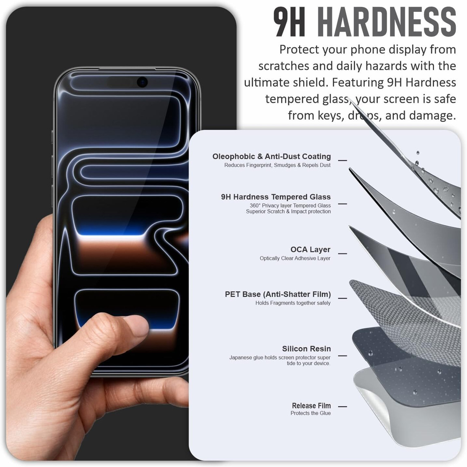 Image of Blate Edge To Edge Screen Guard for MOTOROLA EDGE 60 PRO UNBREAKABLE FRONT DIAMOND MEMBRANE SCREEN PROTECTOR HYDROGEL FLIM |SCRATCH RESISTANT| ANTI FINGERPRINT (PACK OF 1)