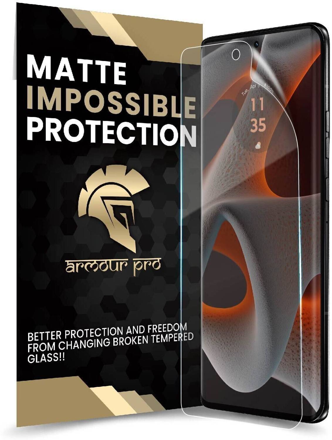 ArmourPro Edge To Edge Screen Guard for Motorola Edge 50 Pro, MOT