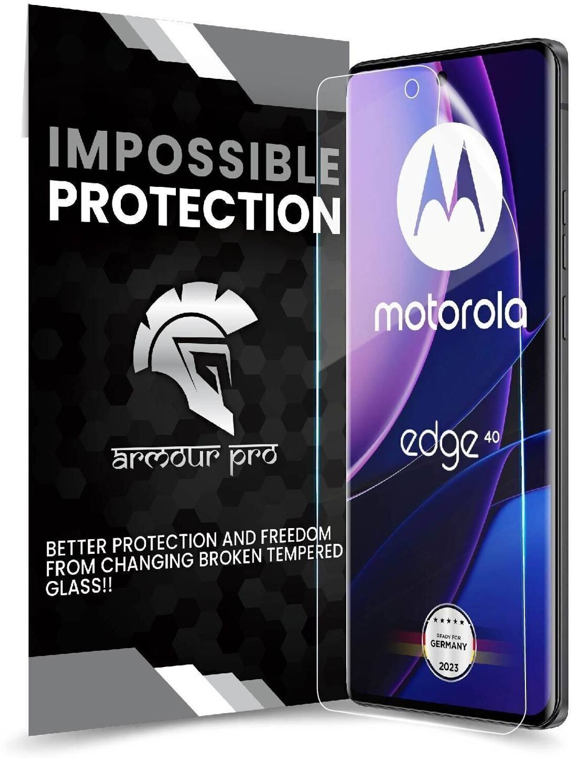 ArmourPro Edge To Edge Screen Guard for Motorola Edge 40 Neo, Mot
