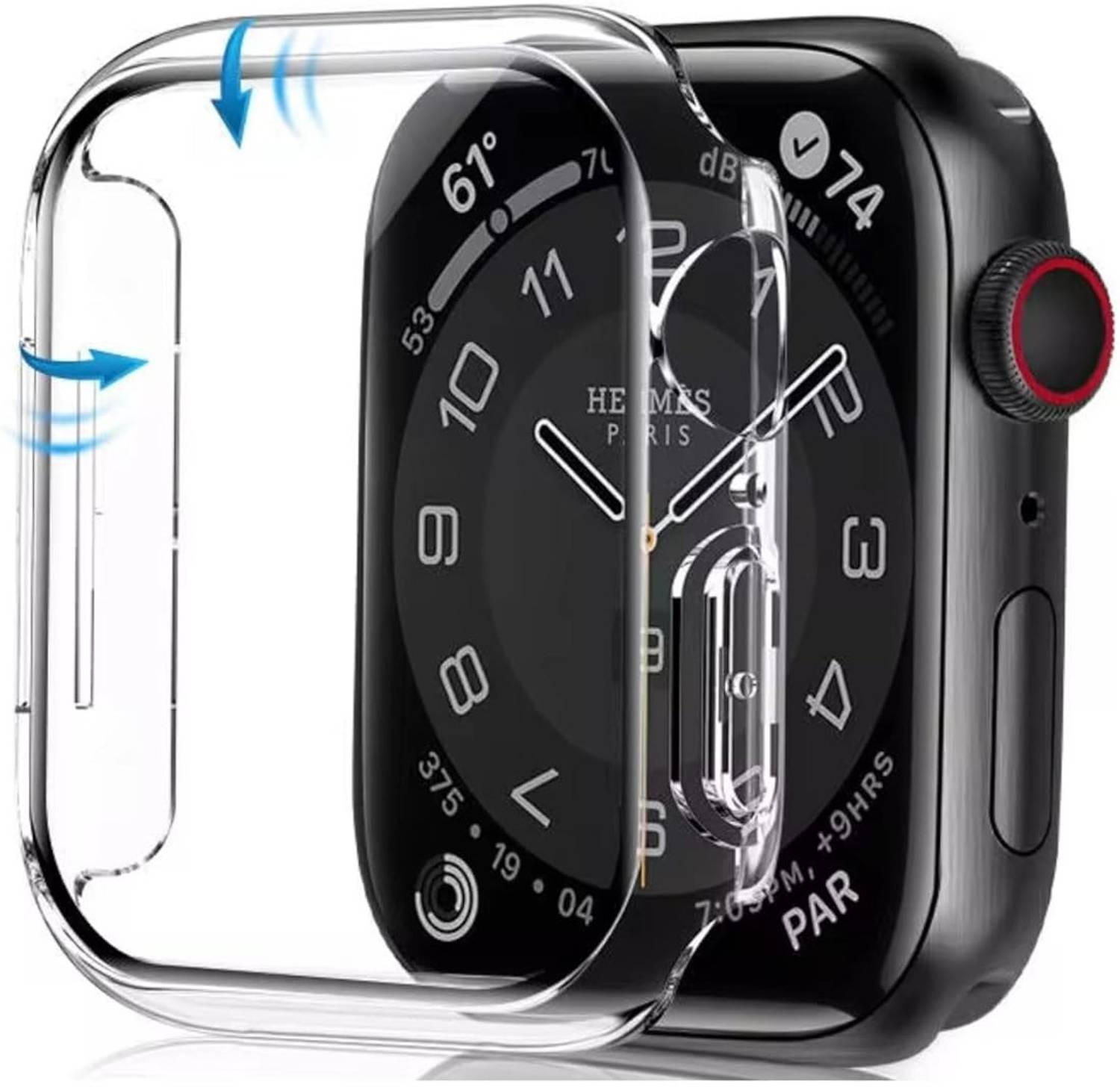 TSHIENTT Edge To Edge Screen Guard for Apple Watch 40mm Case, Ser