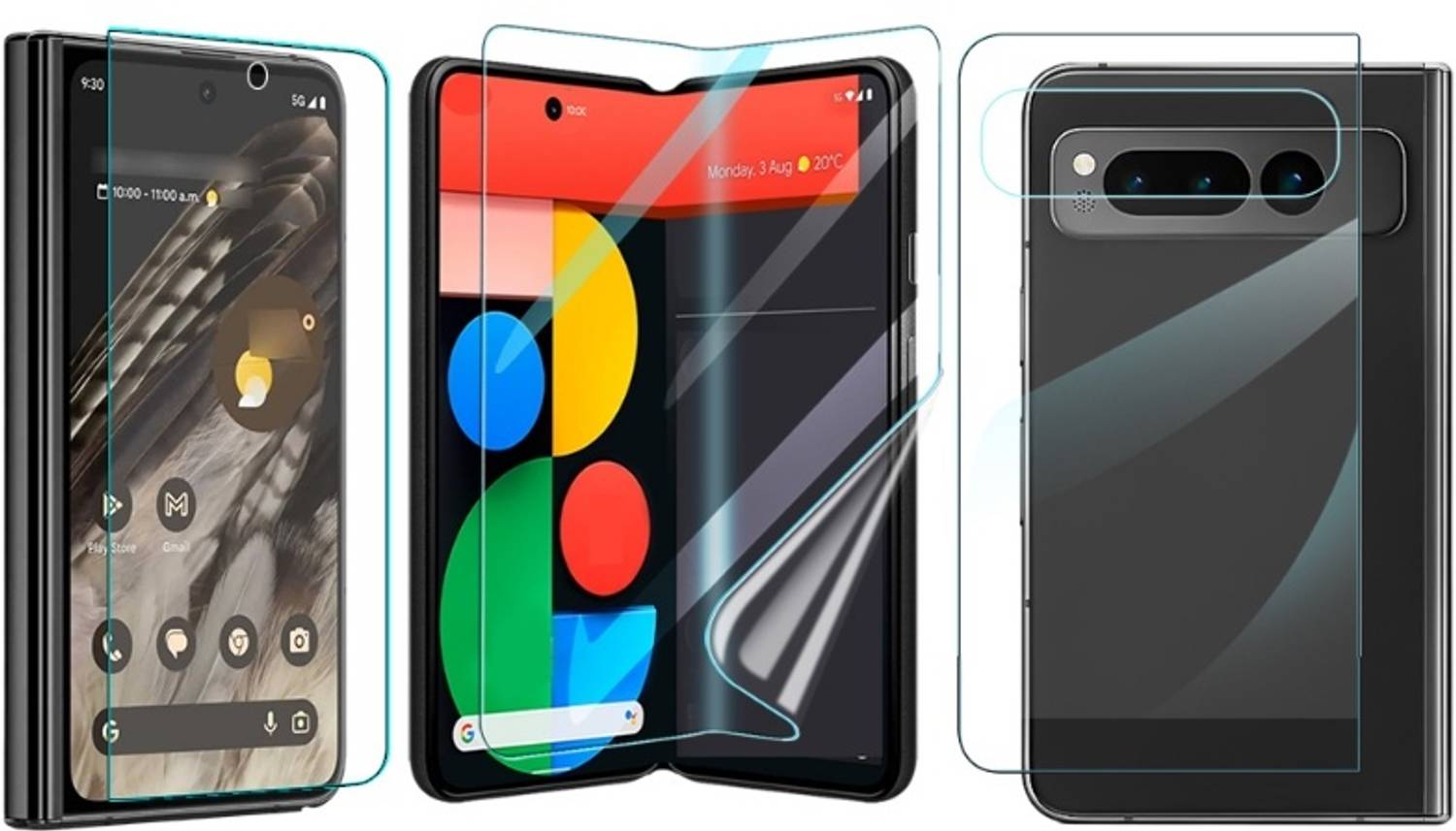 COVER CAPITAL Edge To Edge Screen Guard for Google Pixel Fold 5G