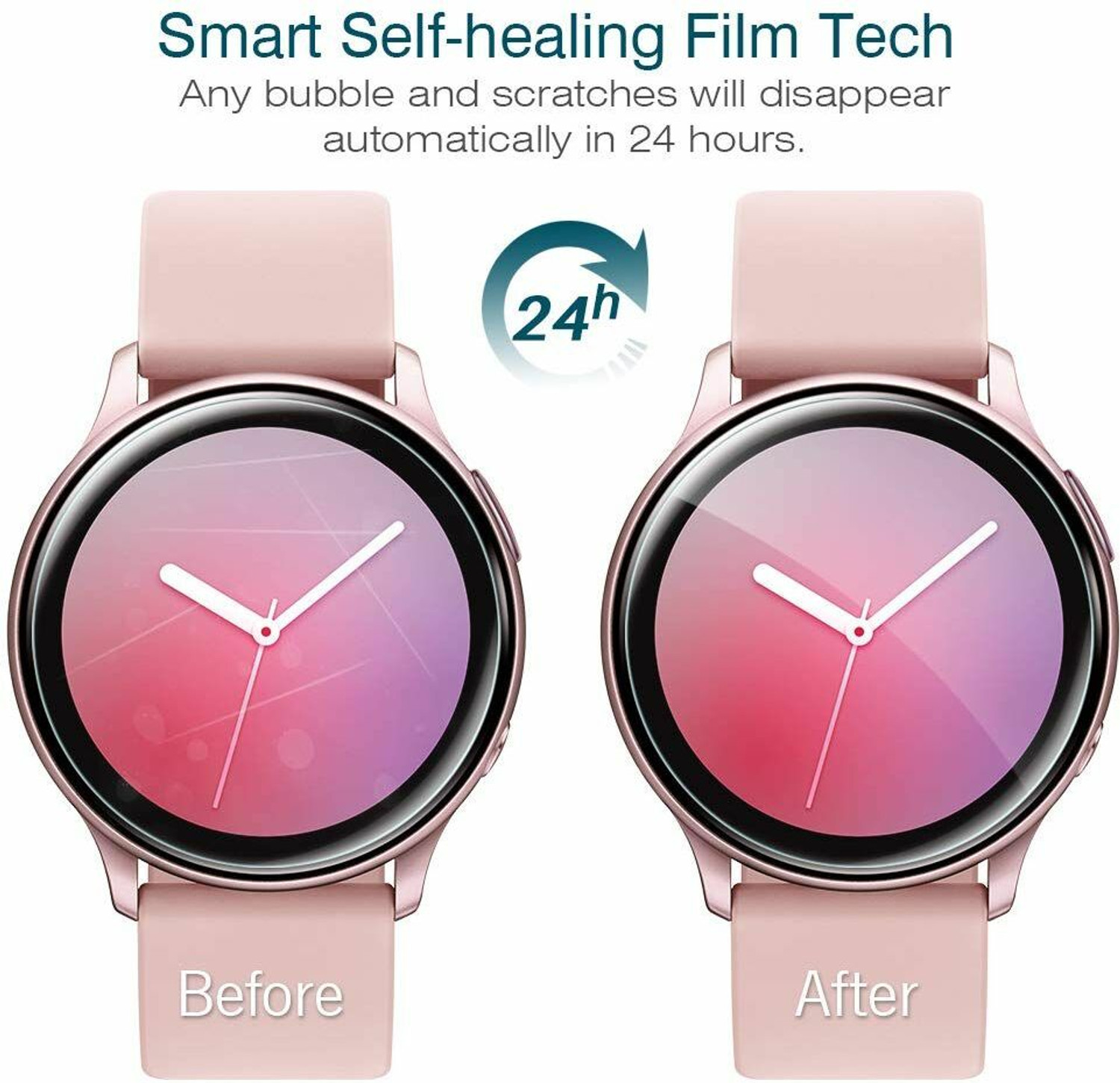Image of FCS Edge To Edge Screen Guard for 37 mm, Universal Round Watch Screen Protector