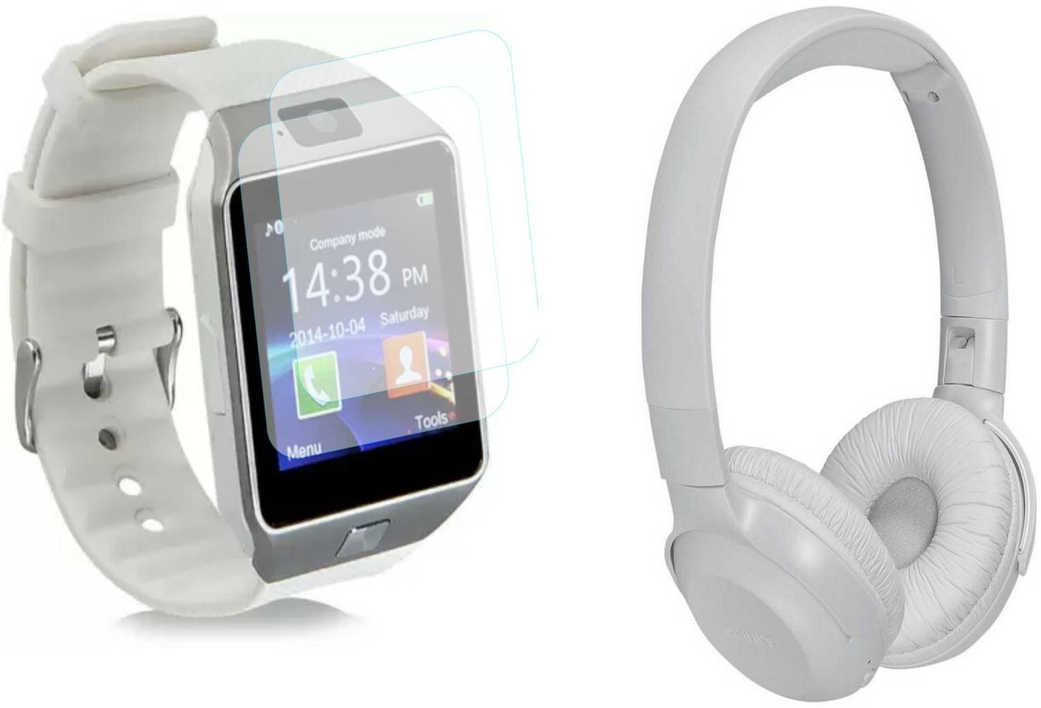 Gangtok Hub Edge To Edge Tempered Glass for Dz09 Smartwatch Scre