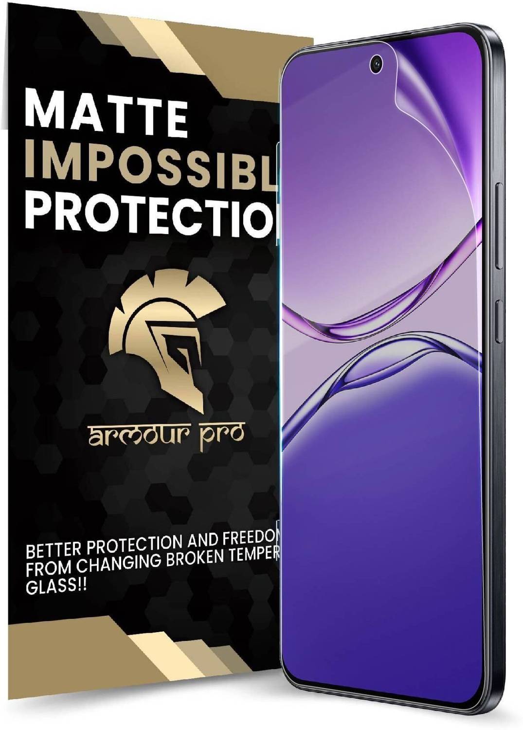 ArmourPro Edge To Edge Screen Guard for Oppo F29 Pro 5G, Oppo F29 Pro, Matte Unbreakable Membrane