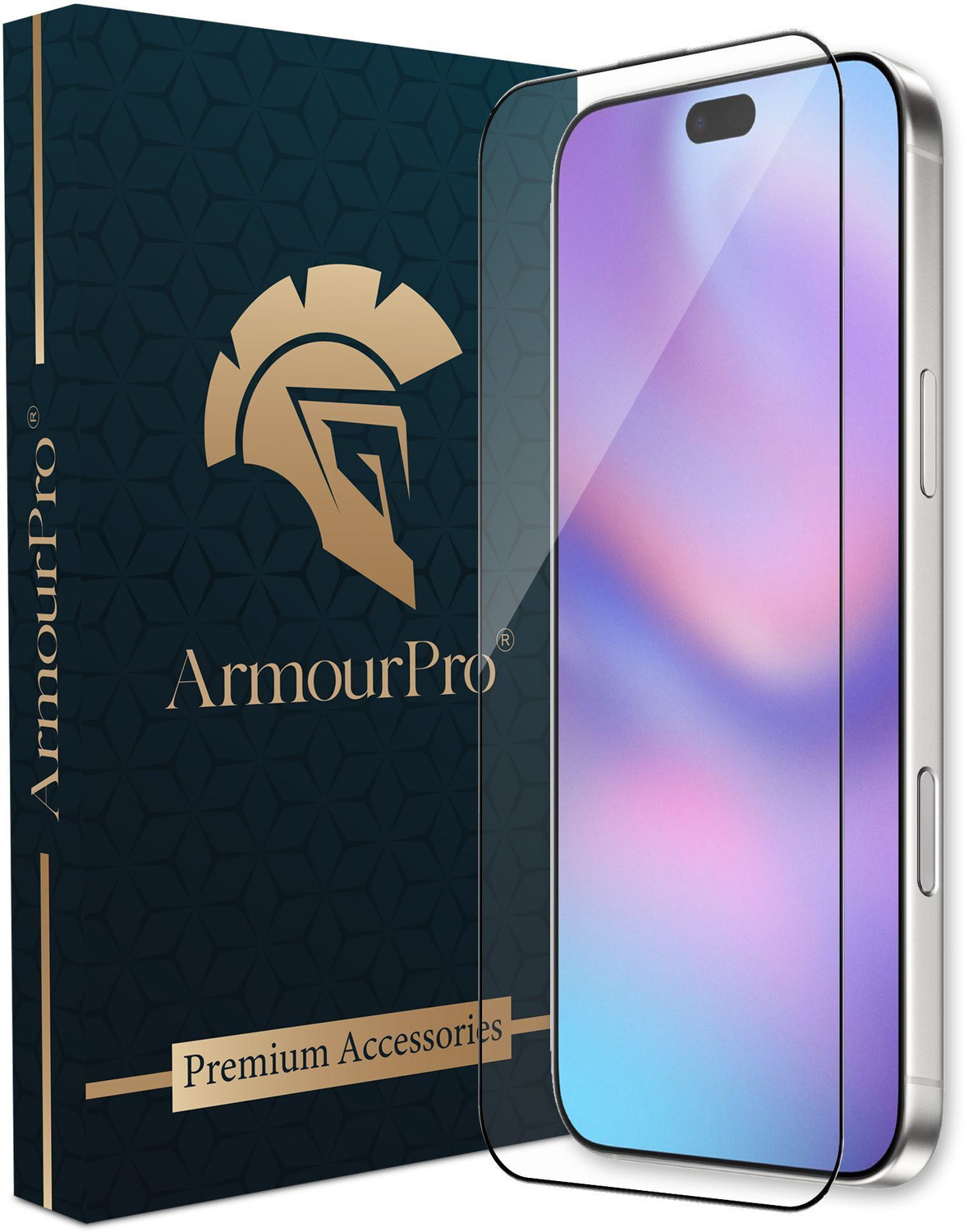 Image of ArmourPro Edge To Edge Tempered Glass for Apple iPhone 17 Pro Max, iPhone 17 Pro Max, Apple 17 Pro Max