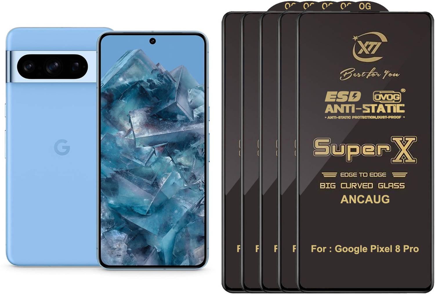 SuperX Edge To Edge Tempered Glass for Google Pixel 8 Pro