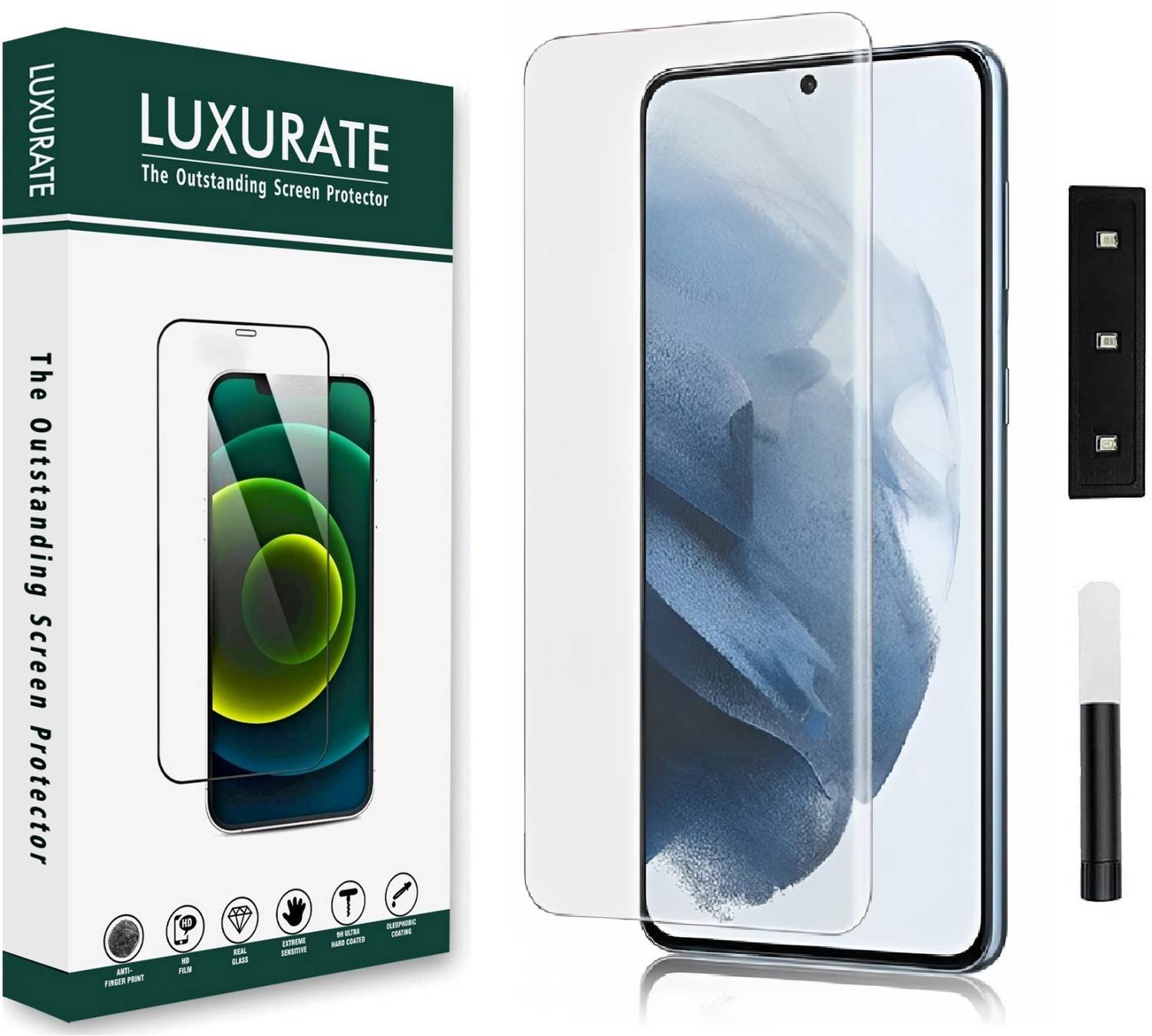 LUXURATE Edge To Edge Tempered Glass for Motorola Edge 30 Ultra