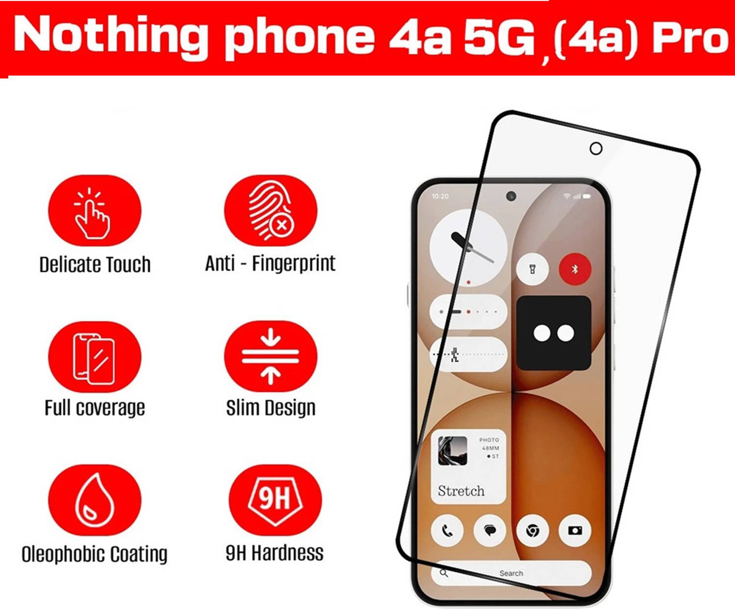 Gorilla Edge To Edge Tempered Glass for Nothing Phone Pro - Image 2