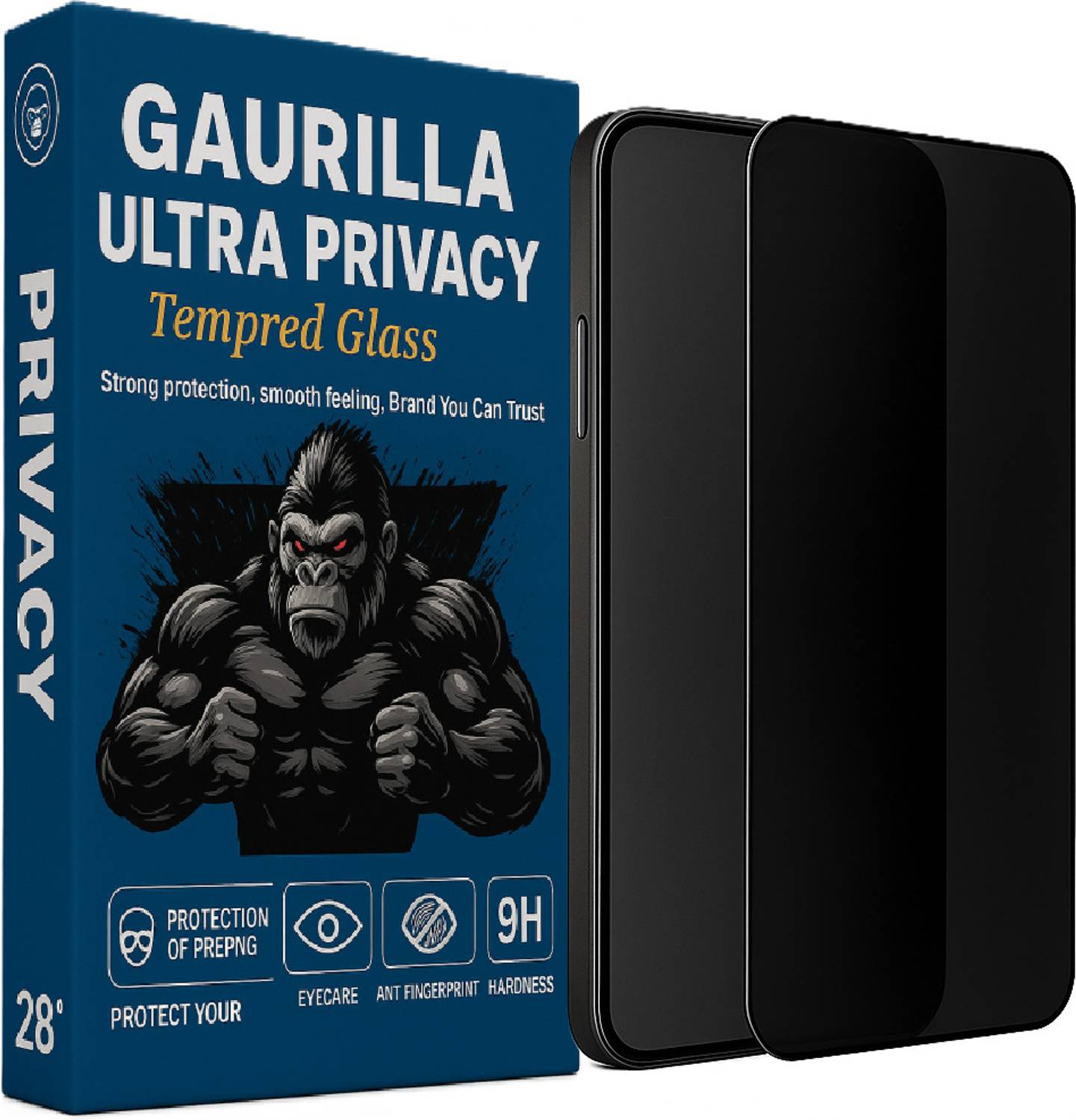 Gaurilla Ultra Privacy Edge To Edge Tempered Glass for Iphone 14