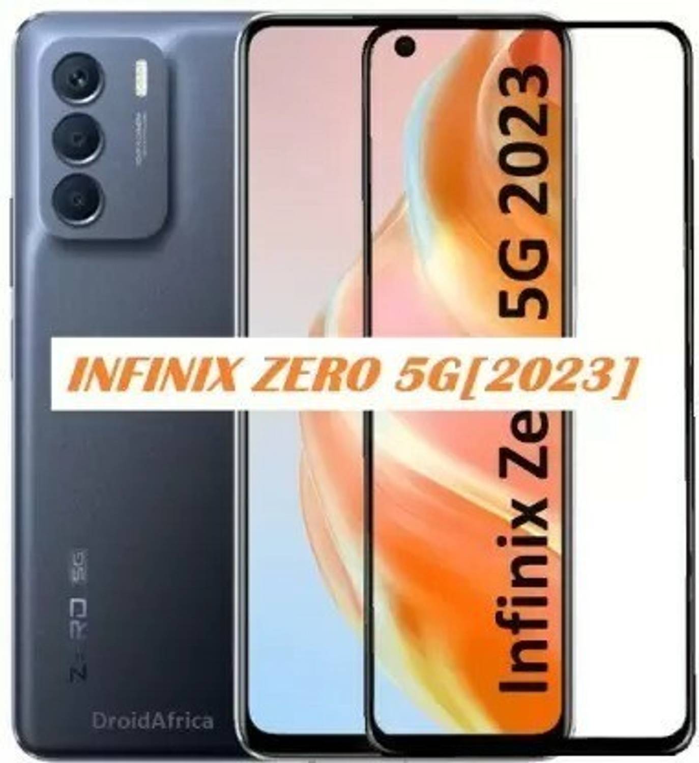 FIVE-O Edge To Edge Tempered Glass for Infinix Zero 5G 2023