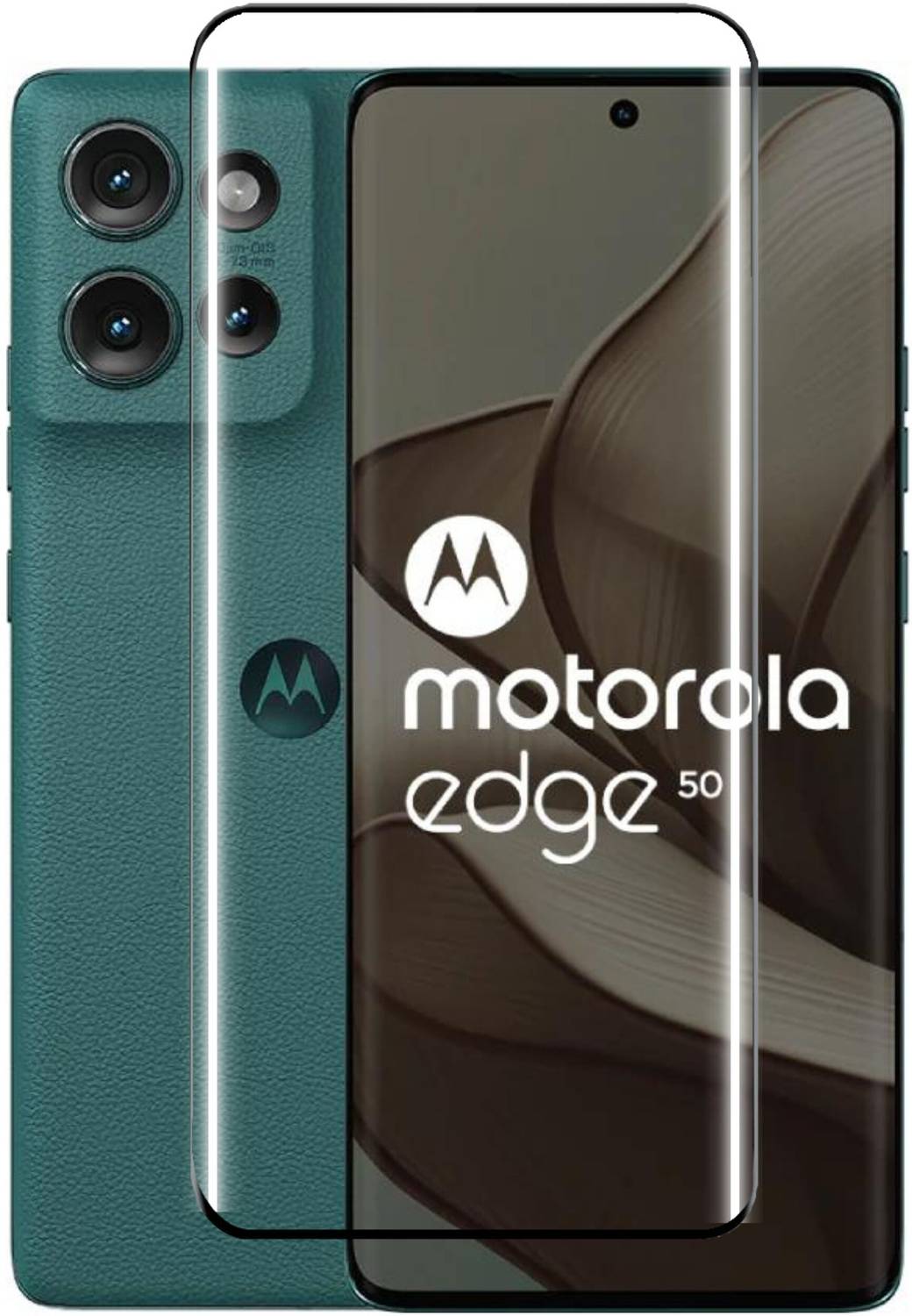KWINE CASE Edge To Edge Tempered Glass for Motorola Edge 50 (Pack