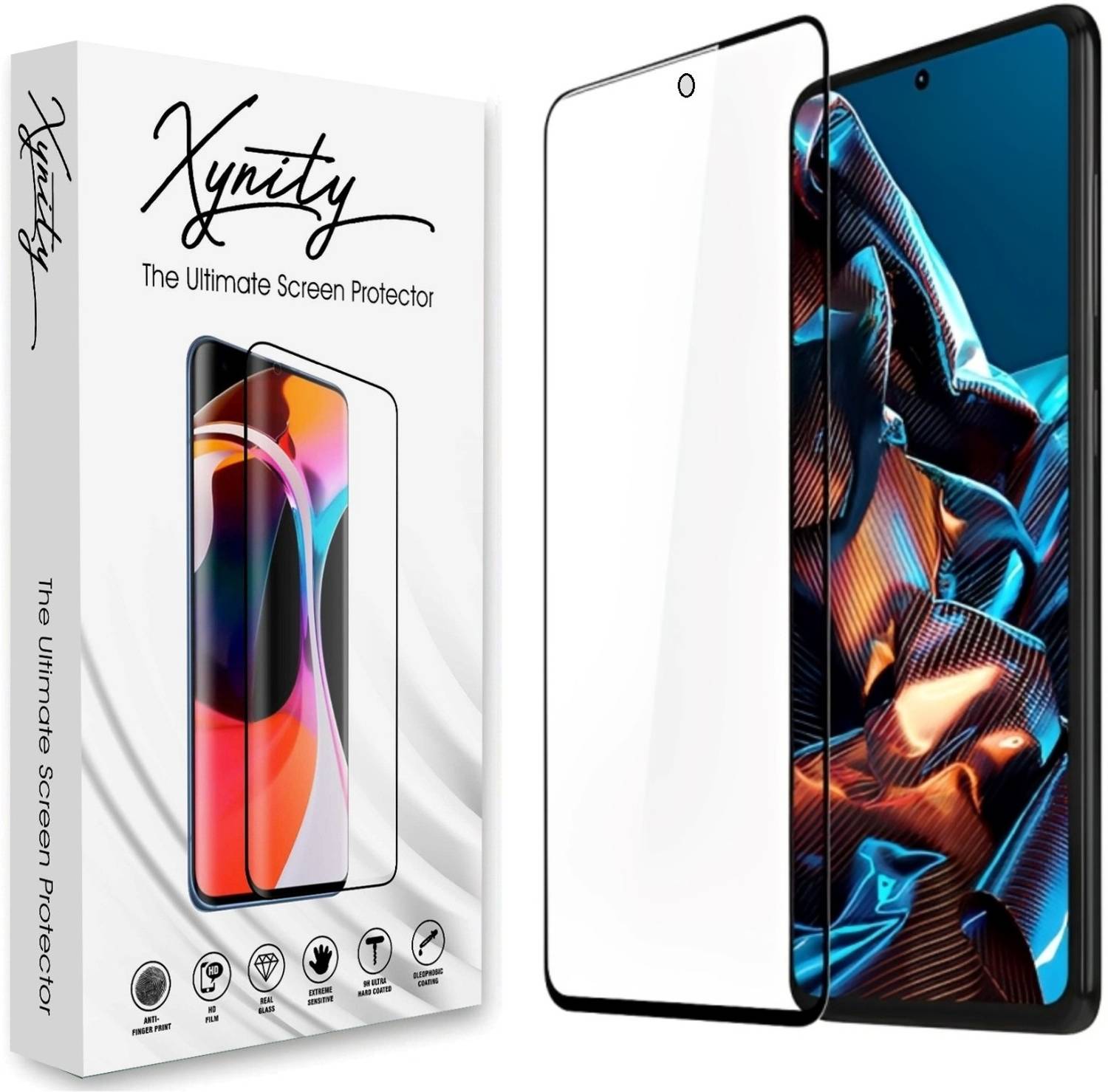 XYNITY Edge To Edge Tempered Glass for Infinix Hot 50 5G