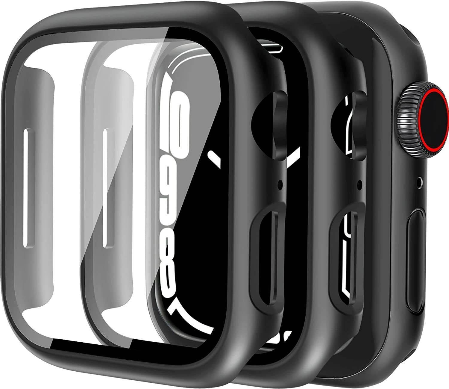 Maxpro Edge To Edge Tempered Glass for Apple iWatch 45mm Case Ser
