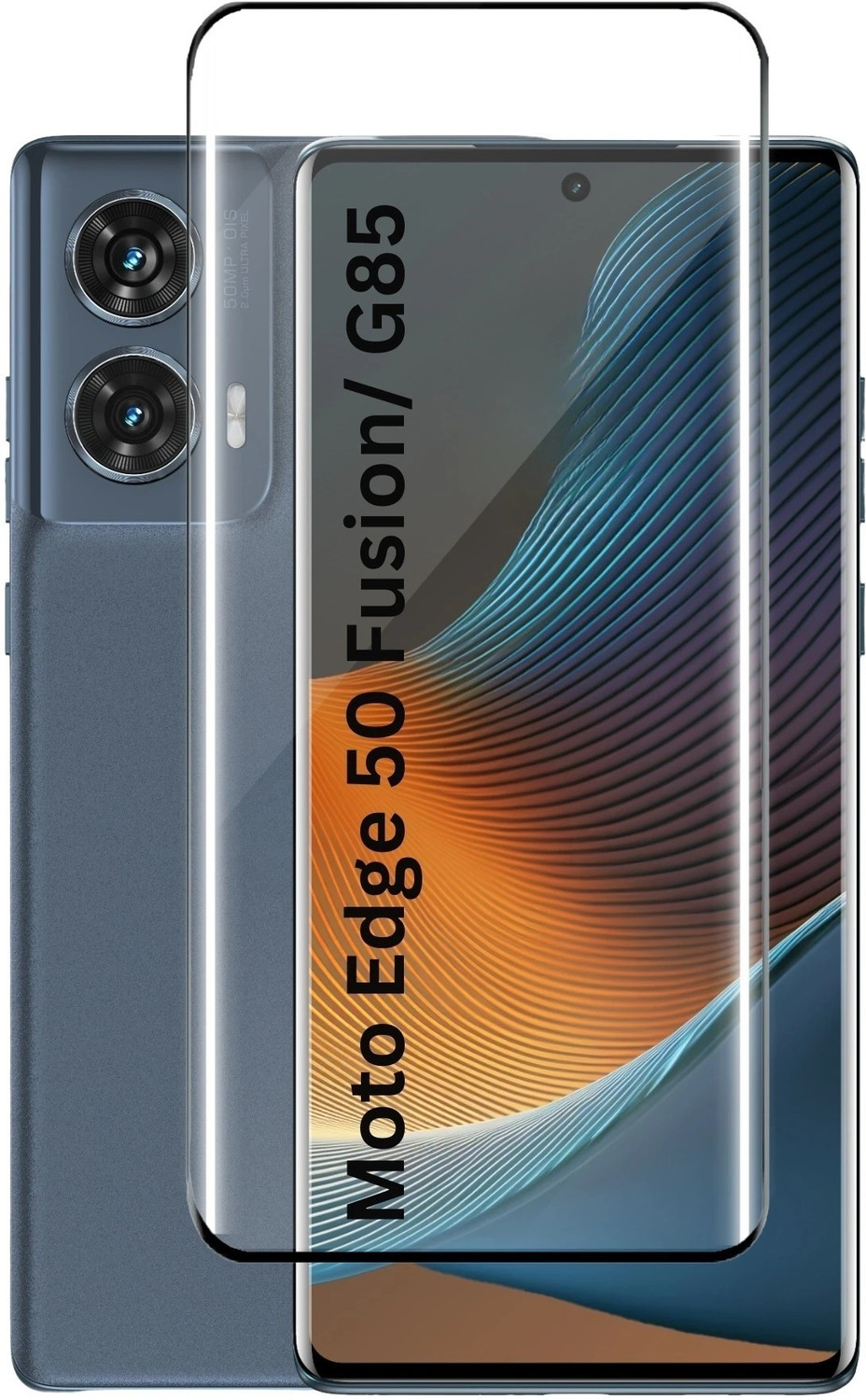 Image of Fablue Edge To Edge Tempered Glass for MOTOROLA Edge 50 Fusion