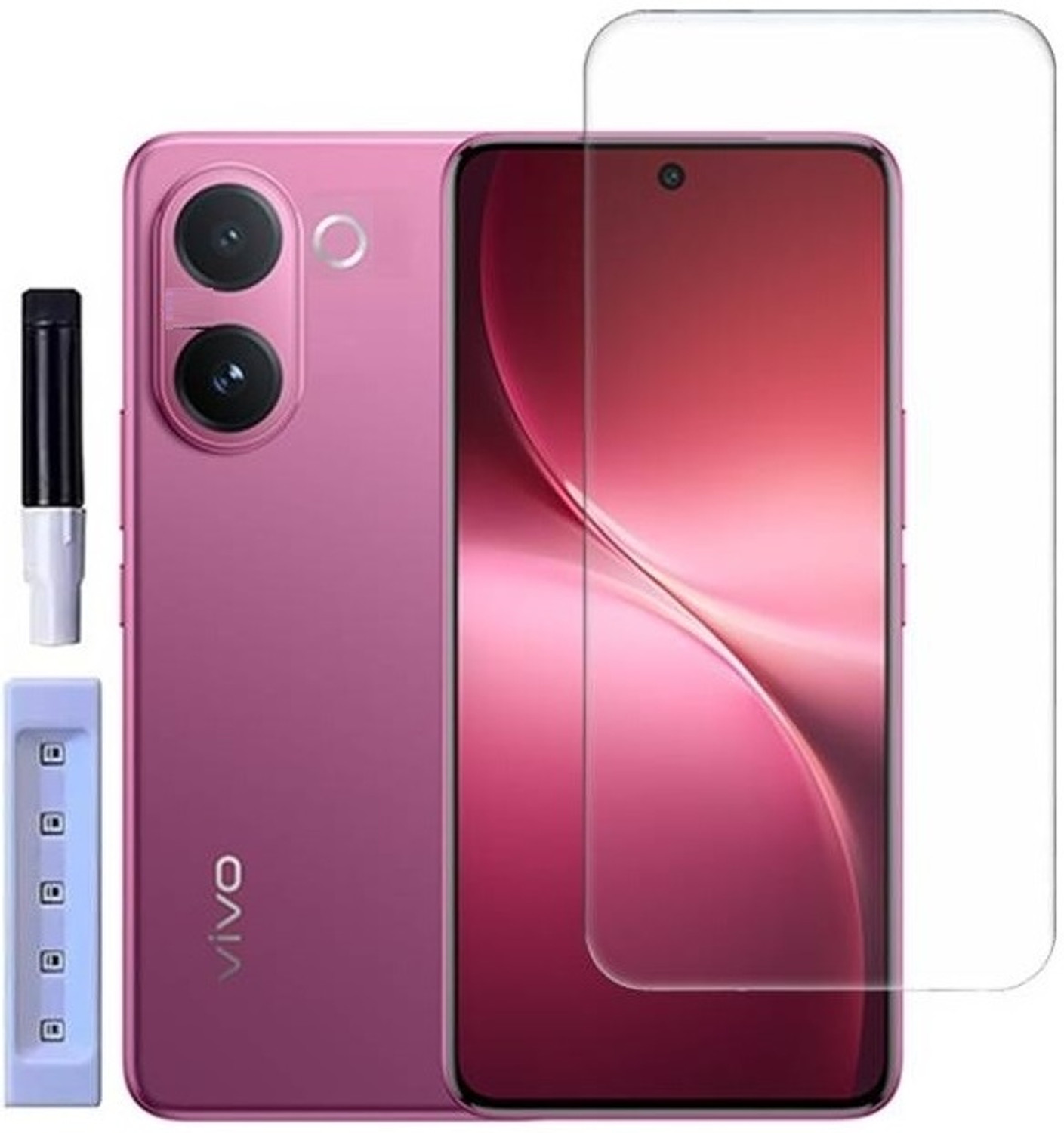 Image of VDAT Edge To Edge Tempered Glass for VIVO V60e, vivo V60e