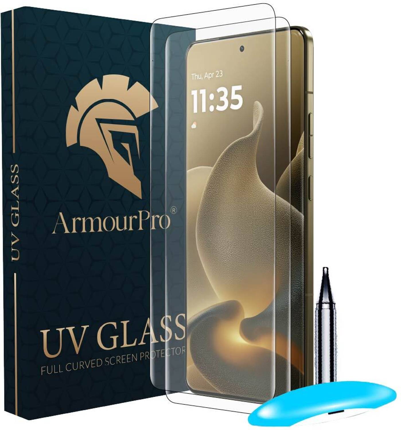 ArmourPro Edge To Edge Tempered Glass for Motorola Signature 5G, Moto Signature