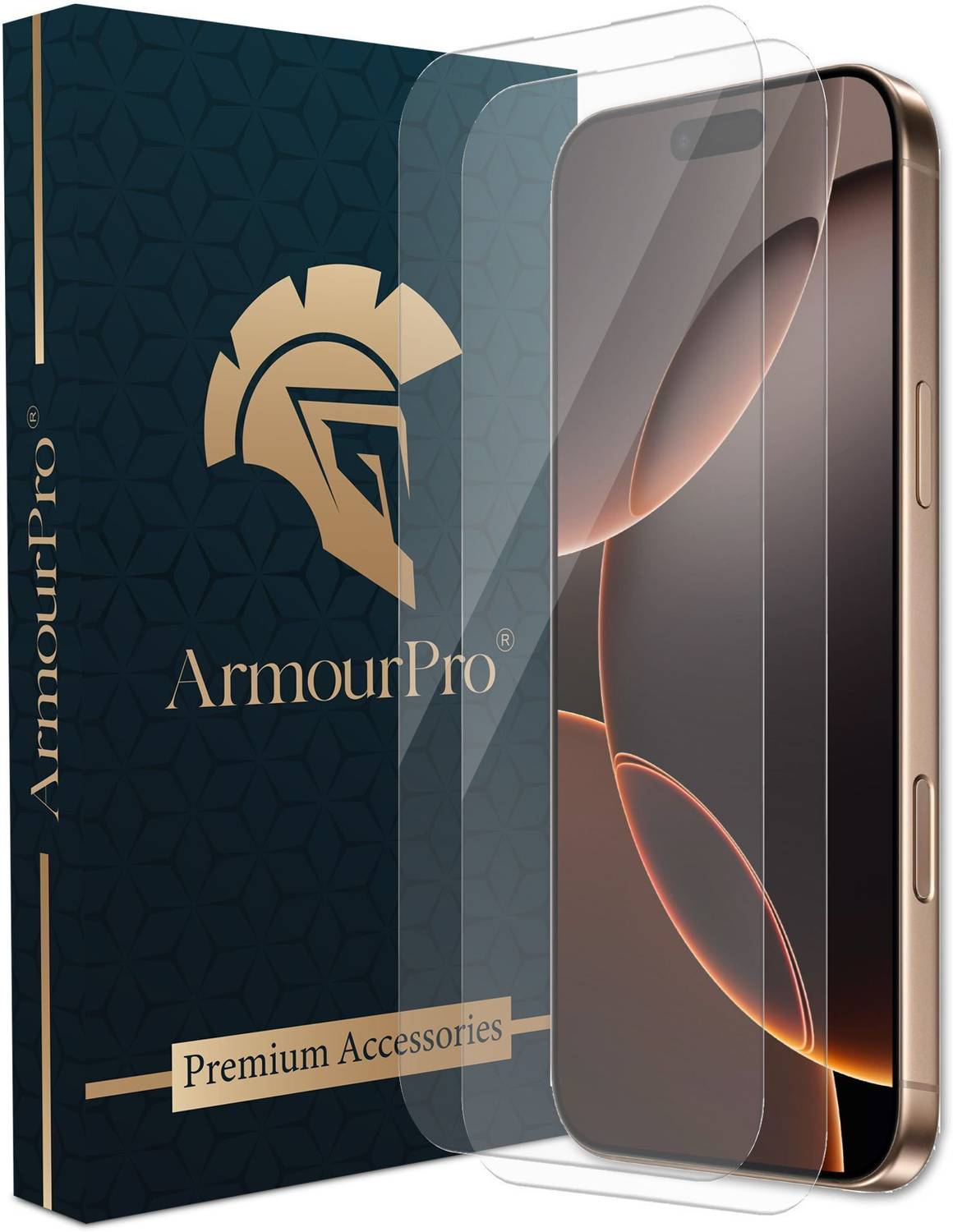 ArmourPro Edge To Edge Tempered Glass for Apple iPhone 16 Pro Max