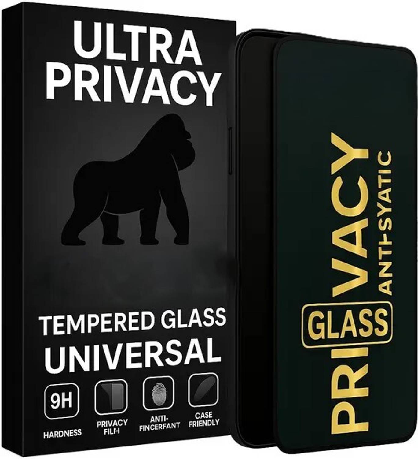 Gaqipud Edge To Edge Tempered Glass for Samsung Galaxy S21 FE 5G Privacy Glass