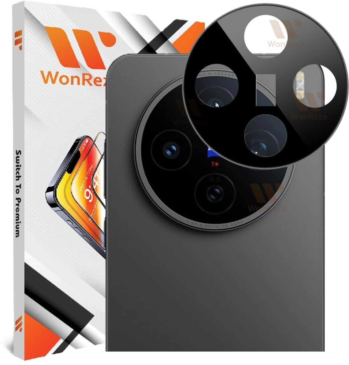 Image of WonReza Back Camera Lens Glass Protector for Vivo X200T, Vivo X200T 5G