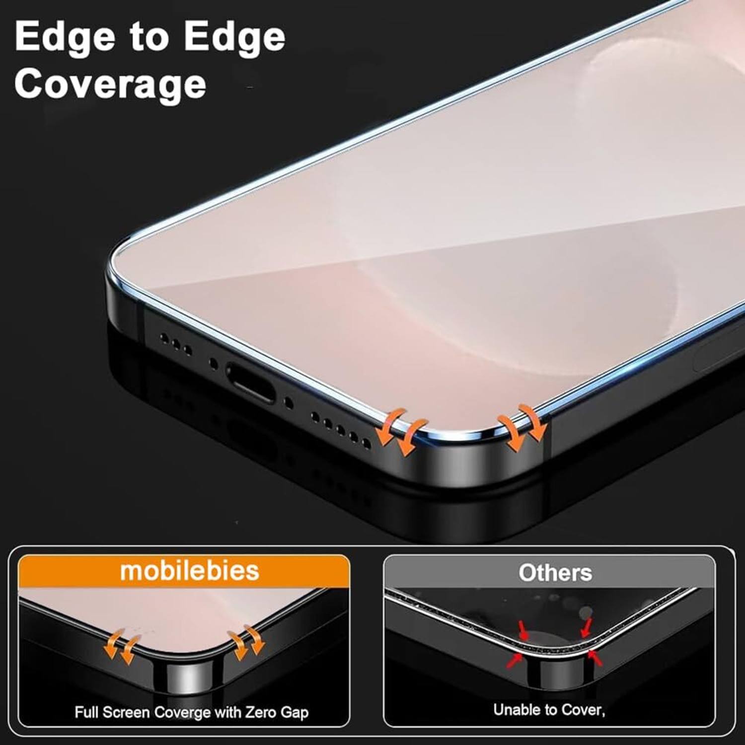 Image of FABEKEE Tempered Glass Guard for Realme 15X 5G Screen Protector Tempered Glass With Edge To Edge Coverage And Easy Installation Kit